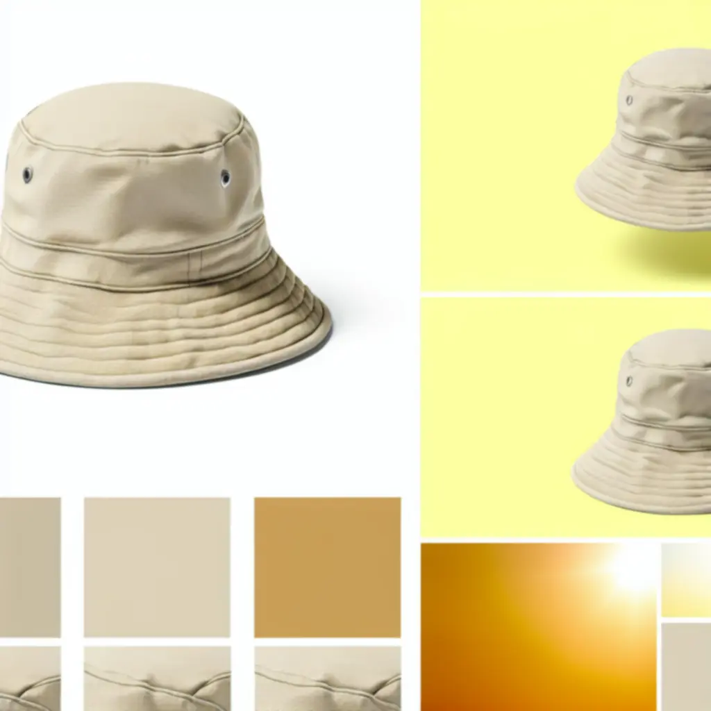 Piaskowy bucket hat Sand