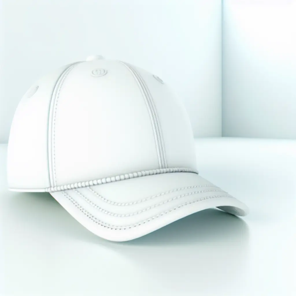 Biała czapka z daszkiem White Minimal