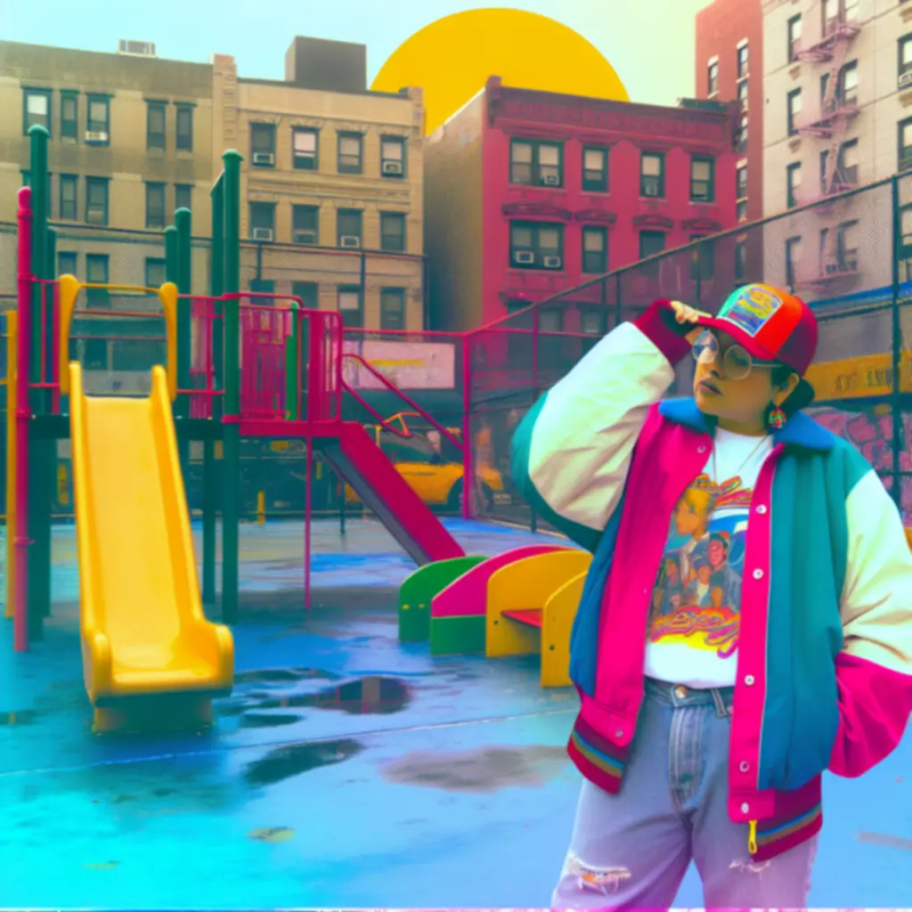 Czapka z logotypem w stylu retro 90s